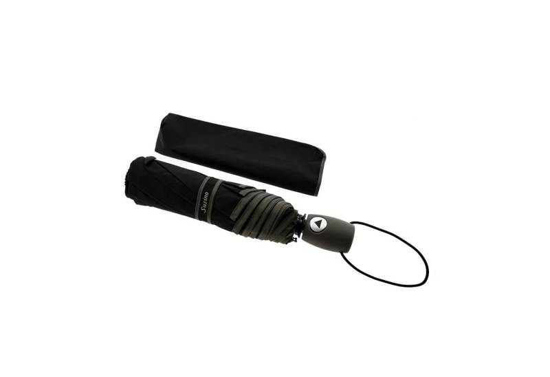 Susino Taschenregenschirm Taschenschirm mit Schutzhülle ergonomischer Gummigriff Farbumranndung von Susino