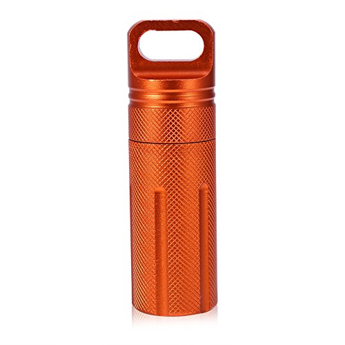 Sustvita -Hülle Schlüsselbund -Organisator, tragbarer Outdoor -Halter, wetterfestem Speicher für Reisen und Abenteuer (Orange) von SustVita
