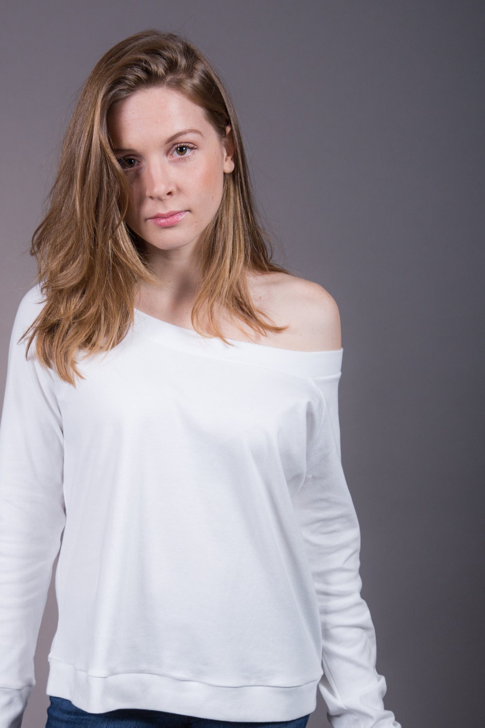 Bio Baumwolle Pullover Top - Schneewittchen Bio Baumwolle Pullover Top - Schneewittchen von SustainbyKat