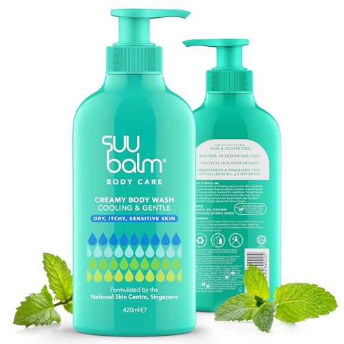 Suu Balm Kids – beruhigende & juckende Feuchtigkeitscreme von Kopf bis Fuß – Ekzeme, Schuppenflechte, trockene, empfindliche Haut (420 ml) von Suu Balm