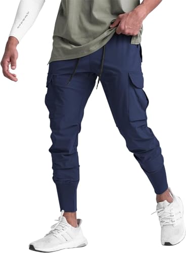 Suwangi Herren Hose Cargohose Sporthose Trekkinghose Freizeithose Jogginghose Casual Hose mit Taschen von Suwangi