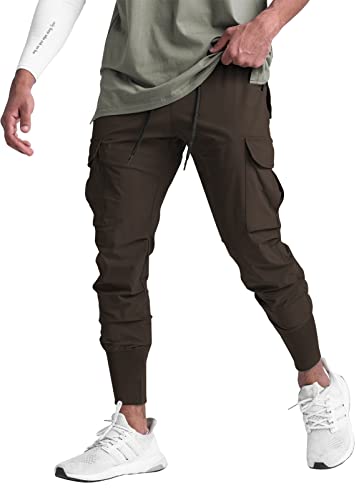 Suwangi Herren Hose Cargohose Sporthose Trekkinghose Freizeithose Jogginghose Casual Hose mit Taschen von Suwangi