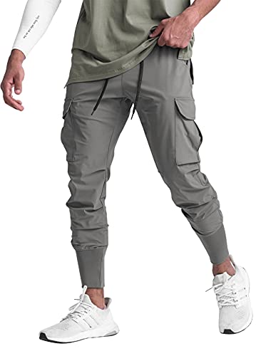 Suwangi Herren Hose Cargohose Sporthose Trekkinghose Freizeithose Jogginghose Casual Hose mit Taschen von Suwangi