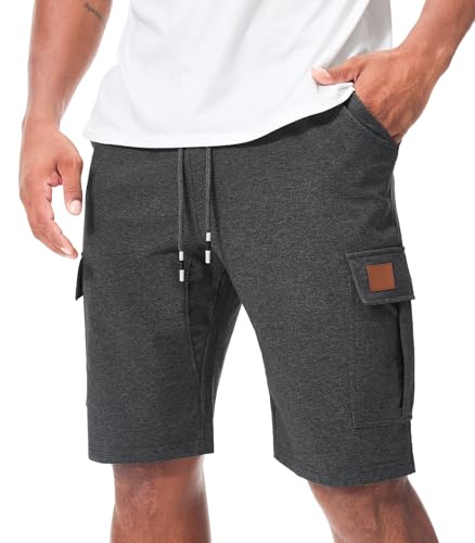 Suwangi Kurze Hosen Herren Cargo Shorts Bermuda Sport Shorts Sommer Baumwolle Freizeithose mit 4 Taschen Suwangi Kurze Hosen Herren Cargo Shorts Bermuda Sport Shorts Sommer Baumwolle Freizeithose mit 4 Taschen von Suwangi