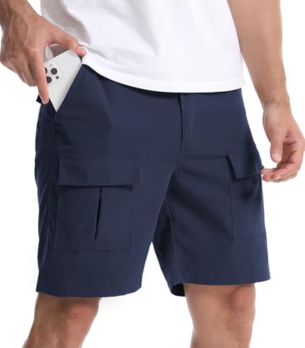 Suwangi Kurze Hosen Herren Chino Shorts Bermuda Sommer Shorts Cargohose kurz Freizeithose mit 6 Taschen von Suwangi