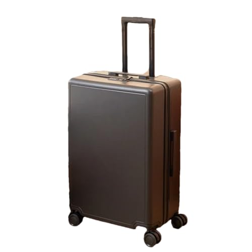 Business Koffer Klein Trolley Koffer Damen Leicht Handgepäck Trolley Koffer Herren Passwort Koffer, Felsgrau, 51 cm von Suwequest