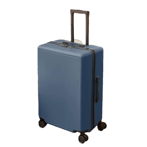 Business Koffer Klein Trolley Koffer Damen Leicht Handgepäck Trolley Koffer Herren Passwort Koffer, tiefseeblau, 51 cm von Suwequest