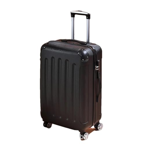 Herren und Damen Reisegepäck Business Trolley Koffer Spinner Boarding Reisekoffer, Schwarz , 116 von Suwequest