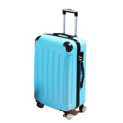 Herren und Damen Reisegepäck Business Trolley Koffer Spinner Boarding Reisekoffer, blau - peacock blue, 128 von Suwequest