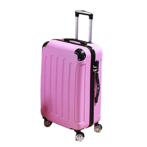 Herren und Damen Reisegepäck Business Trolley Koffer Spinner Boarding Reisekoffer, rosarot, 116 von Suwequest