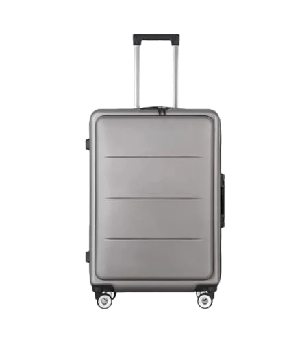 Kabinen-Reisekoffer auf Rädern Rollgepäck Herren Trolley Koffer Große Kapazität Handgepäck, H02 Goldgrau, 61 cm (24 zoll) von Suwequest