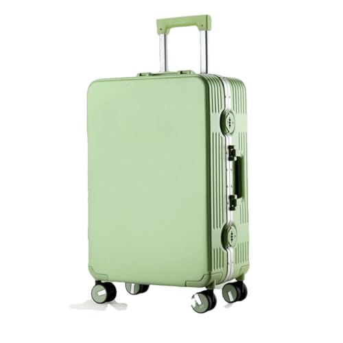 Kabinenrollgepäck für Damen, Aluminiumrahmen, Passwort, Reisekoffer mit universeller leiser Rollen, Trolley, Gepäcktasche, En8, 55.8 cm von Suwequest