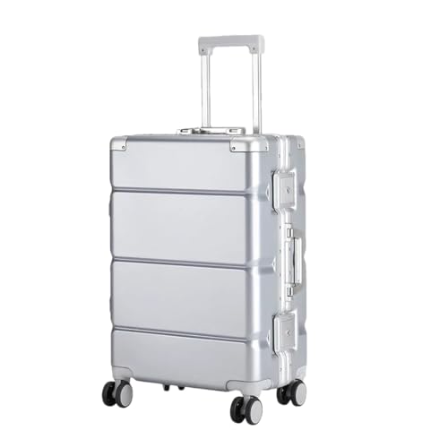 Koffer, Aluminiumrahmen, Gepäck, Damen, Reisetasche, Boarding, Trolley, große Kapazität, Herren, Passwort, Koffer, Reisen, F, 55,9 cm (22 zoll) von Suwequest