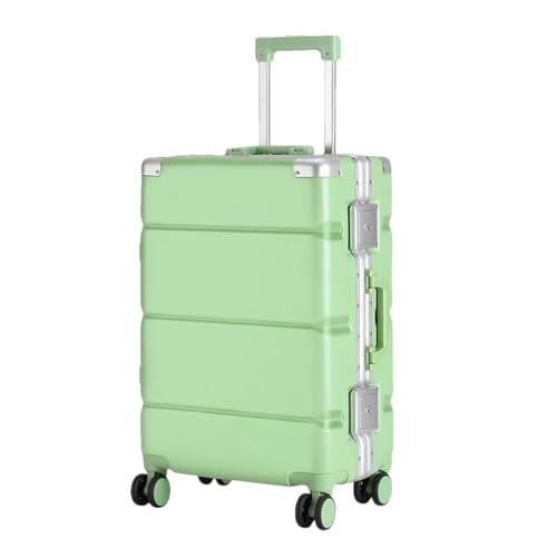 Koffer mit breitem Griff, Reisekoffer für Herren, Handgepäck, Damen, PC, Aluminiumrahmen, Trolley-Koffer, En8, 51 cm von Suwequest