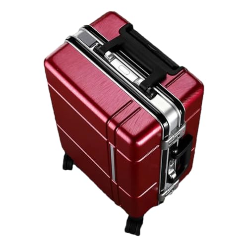 Koffertasche mit verdicktem Aluminiumrahmen, für Damen und Herren, Universalrad, große Kapazität, Reisetasche, Boarding Case, B, 55,9 cm (22 zoll) von Suwequest