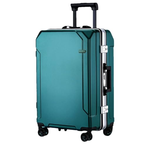 Reisegepäck, modisch, 50,8 cm, 61 cm, 71,1 cm, Aluminiumrahmen, Trolley-Koffer für Damen und Herren, En8 (weißer Rand), 51 cm von Suwequest