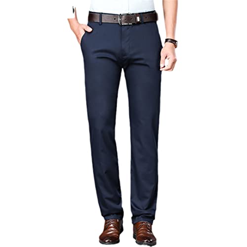 Suwequest Frühling Herren Freizeithose Business Khaki Stretch Baumwollhose Herrenbekleidung von Suwequest