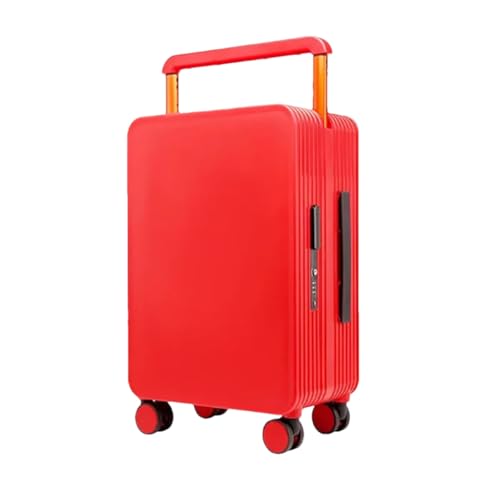 Suwequest Koffer mit breitem Griff, Rollgepäck, Spinner-Rollen, Herren, Reisetasche, Damen, Kabine, Passwort, Trolley, Gepäck, C, 51 cm von Suwequest