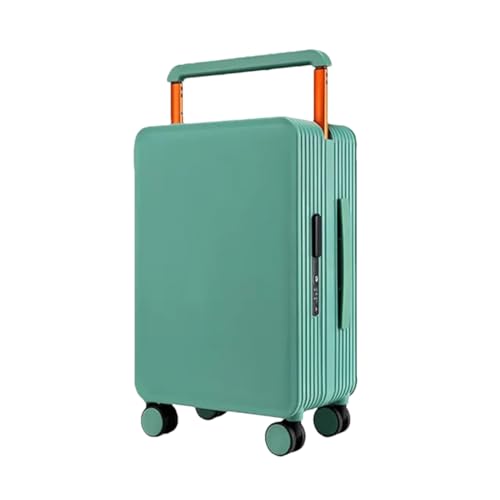 Suwequest Koffer mit breitem Griff, Rollgepäck, Spinner-Rollen, Herren, Reisetasche, Damen, Kabine, Passwort, Trolley, Gepäck, F, 51 cm von Suwequest