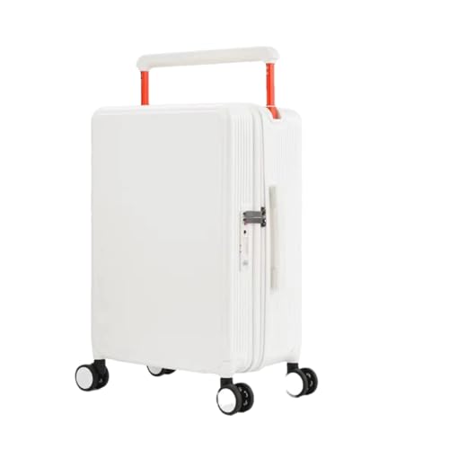 Suwequest Koffer mit breitem Griff, Rollgepäck, Spinner-Rollen, Herren, Reisetasche, Damen, Kabine, Passwort, Trolley, Gepäck, Reißverschluss a, 51 cm von Suwequest