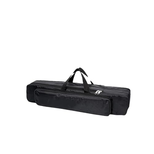 Suwequest Multifunktionale Angeltasche, wasserdicht, Outdoor-Sport, Angeln, Aufbewahrungstasche, Schultertasche, Handtasche, 3-lagig, 80 cm, Schwarz von Suwequest