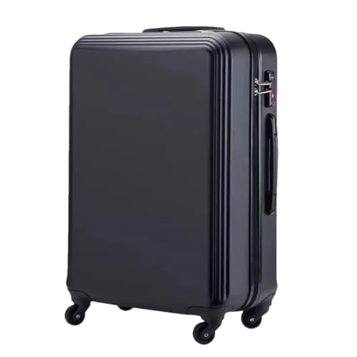 Suwequest Reisegepäcktasche für Herren und Damen, modischer Trolley, Koffer, Boarding, Rollgepäck, Passwortbox, Schwarz , 61 cm (24 zoll) von Suwequest