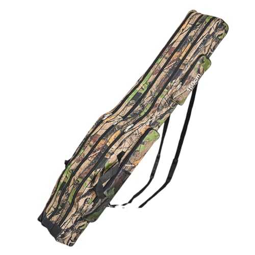 Suwequest Tragbare Angel-Aufbewahrungstasche, wasserdicht, Camo1, Reise-Tragetasche, Ausrüstungs-Organizer, Big Tree Camouflage, 150 cm von Suwequest