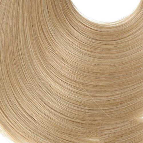 Synthetische Clip-In-Haarverlängerung Für Weißes Einteiliges 5-Clips-Frauen-Ombre 20" Blondes 3/4-Gefälschtes Natürliches Lockiges Haarteil California Blonde 20inches von Suwequest