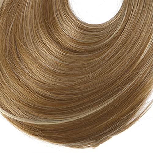 Synthetische Clip-In-Haarverlängerung Ombre Long Straight Flase Hair Pieces For Women 24" 5Clips One Piece 3/4 27BH613 24inches von Suwequest