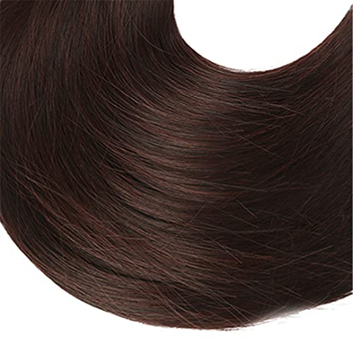 Synthetische Clip-In-Haarverlängerung Ombre Long Straight Flase Hair Pieces For Women 24" 5Clips One Piece 3/4 Dark Chocolate 24inches von Suwequest
