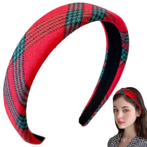 Gepolsterte Stirnbänder breiter Krempe Vintage Frauen -Mode -Stirnbänder bequem und nicht ausschlupfend dickes Stirnband für Haarzubehör gepolsterte für Frauen Geschenk von Suxdlan