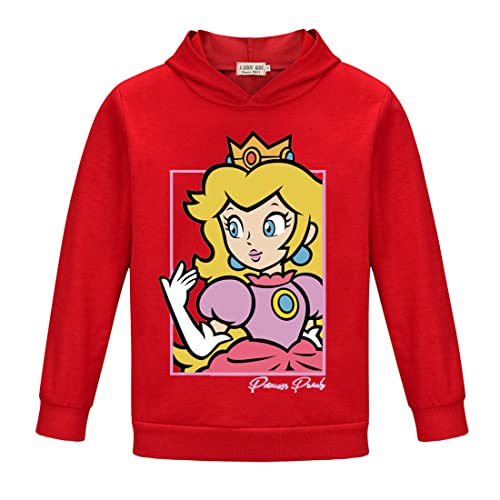 Die Super Bros Film Hoodie Mädchen Nette Prinzessin Pfirsich Pullover Kapuze Kinder Cartoon Print Sweatshirt Sweater für Kind 3-13 Jahre Die Super Bros Film Hoodie Mädchen Nette Prinzessin Pfirsich Pullover Kapuze Kinder Cartoon Print Sweatshirt Sweater für Kind 3-13 Jahre von Suyaluoi