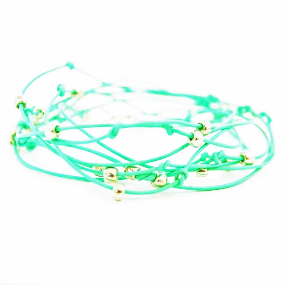 Perlen Leder Armband Mintgrün Wickeln Und Silber "Cameron" Sundance Schmuck Perlen Leder Armband Mintgrün Wickeln Und Silber "Cameron" Sundance Schmuck von SuzAndRoo