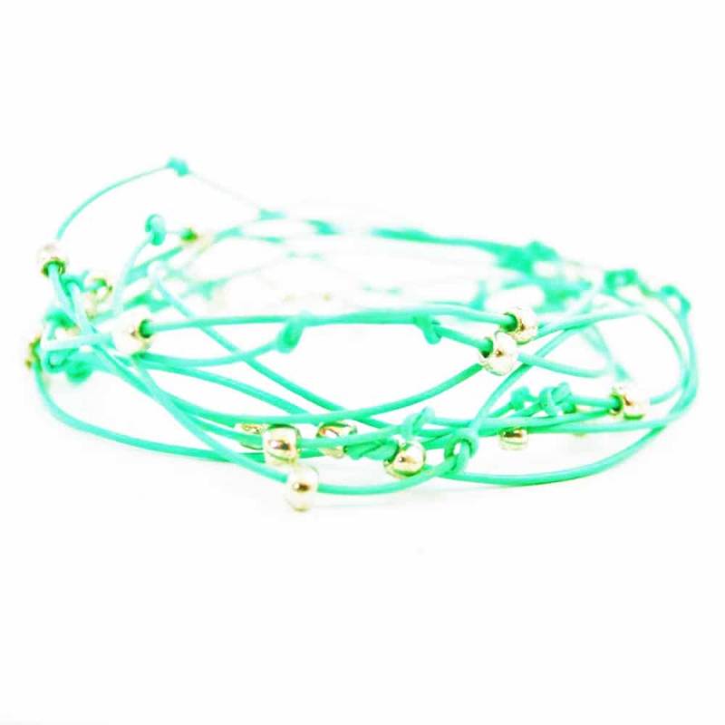 Perlen Leder Armband Mintgrün Wickeln Und Silber "Cameron" Sundance Schmuck Perlen Leder Armband Mintgrün Wickeln Und Silber "Cameron" Sundance Schmuck von SuzAndRoo