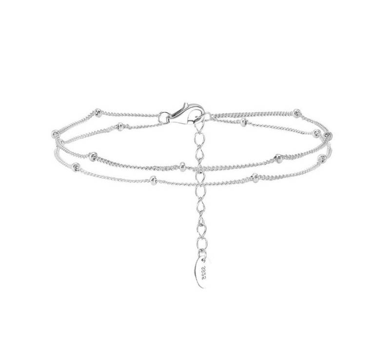 Suzan Gold Silberarmband Minora – 2-reihiges Armband aus 925er Silber mit Kugelelementen von Suzan Gold