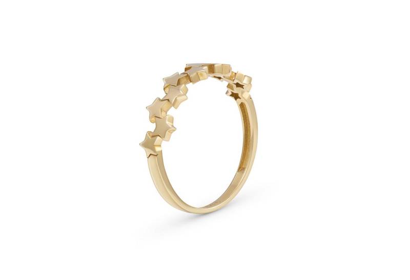 Suzan Gold Goldring 375er Gold Damenring – Sternmotiv, Sternenmotivring & ideales Geschenk, Gelbgold 375 von Suzan Gold
