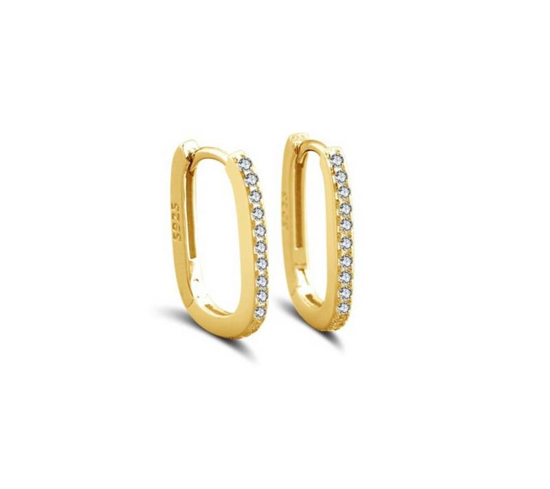 Suzan Gold Creolen-Set Orabella – Filigrane Huggies-Creolen aus 925 Silber mit Zirkonia von Suzan Gold