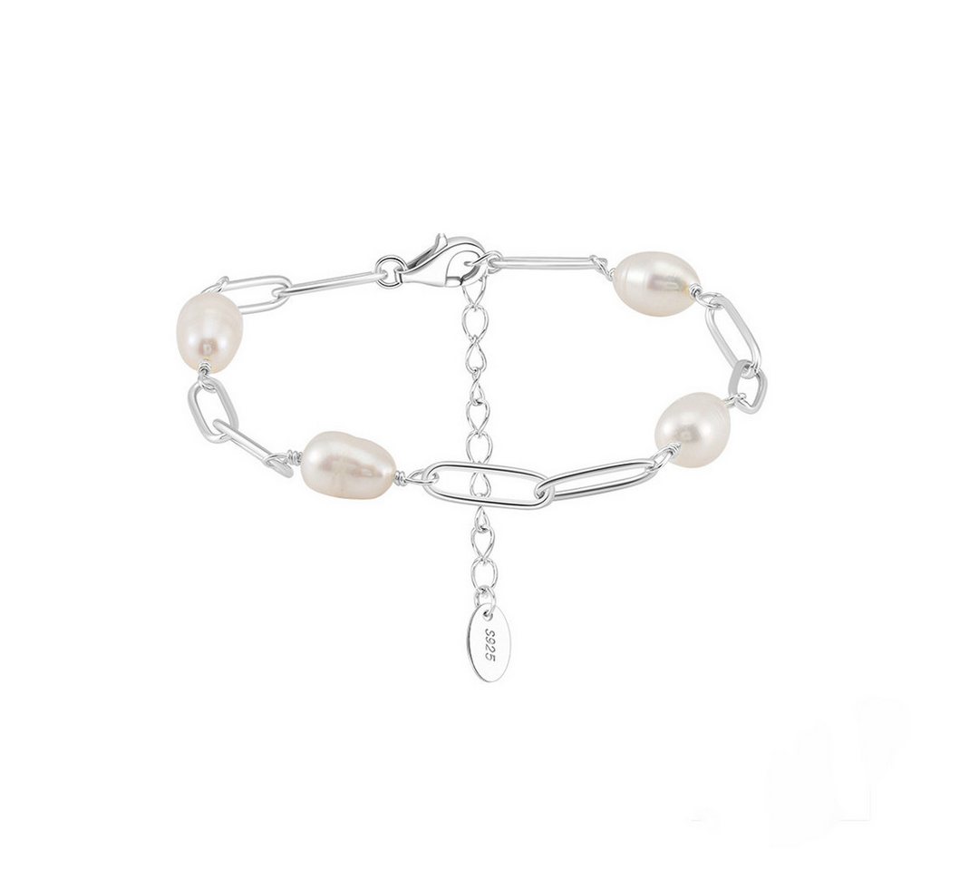 Suzan Gold Silberarmband Pearlvera – 925 Silber Armband mit Süßwasserperlen & von Suzan Gold