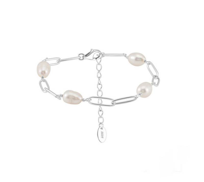 Suzan Gold Silberarmband Pearlvera – 925 Silber Armband mit Süßwasserperlen & von Suzan Gold