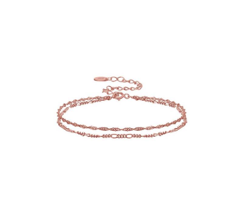 Suzan Gold Silberarmband TwistGlow – Zweireihiges Armband aus 925 Silber, filigran & glänzend von Suzan Gold