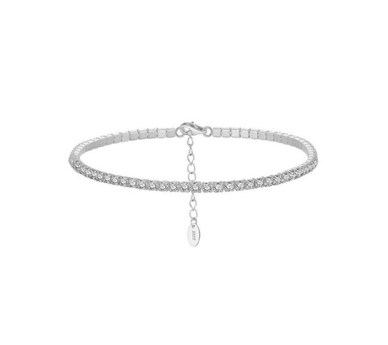 Suzan Gold Tennisarmband Stardust Line – Feines Tennisarmband aus 925 Silber, verstellbar & von Suzan Gold