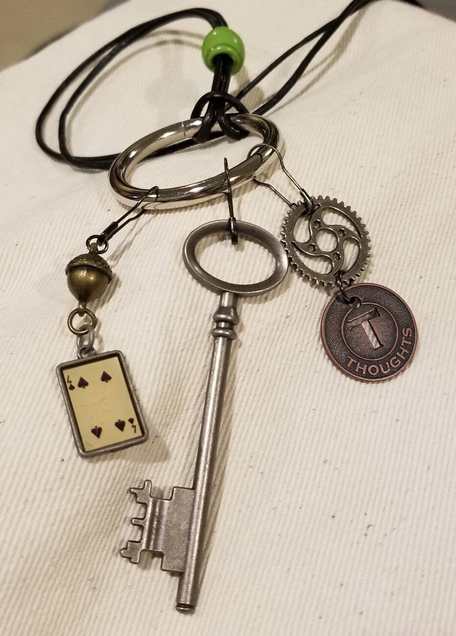 Charm Halskette Gedanken Charm Halskette Gedanken von SuzannasCreationsAK