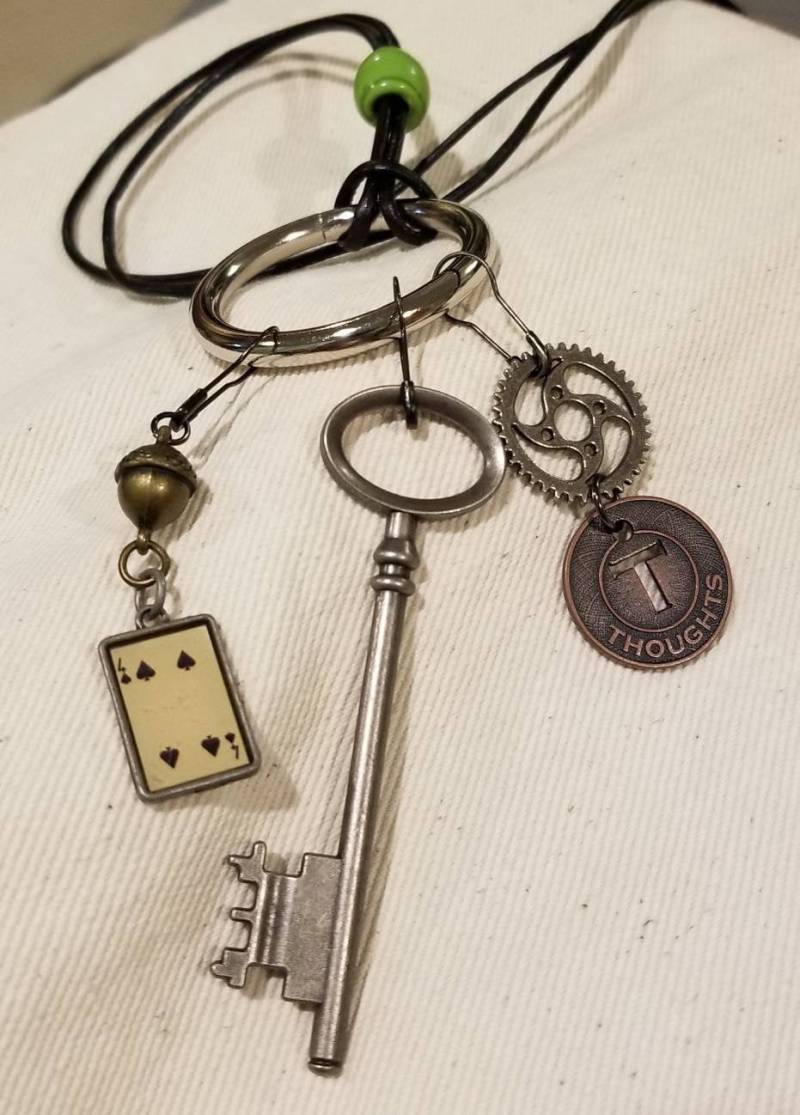 Charm Halskette Gedanken Charm Halskette Gedanken von SuzannasCreationsAK
