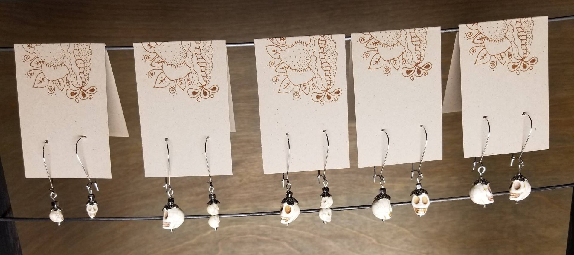Schädel Ohrringe Schädel Ohrringe von SuzannasCreationsAK