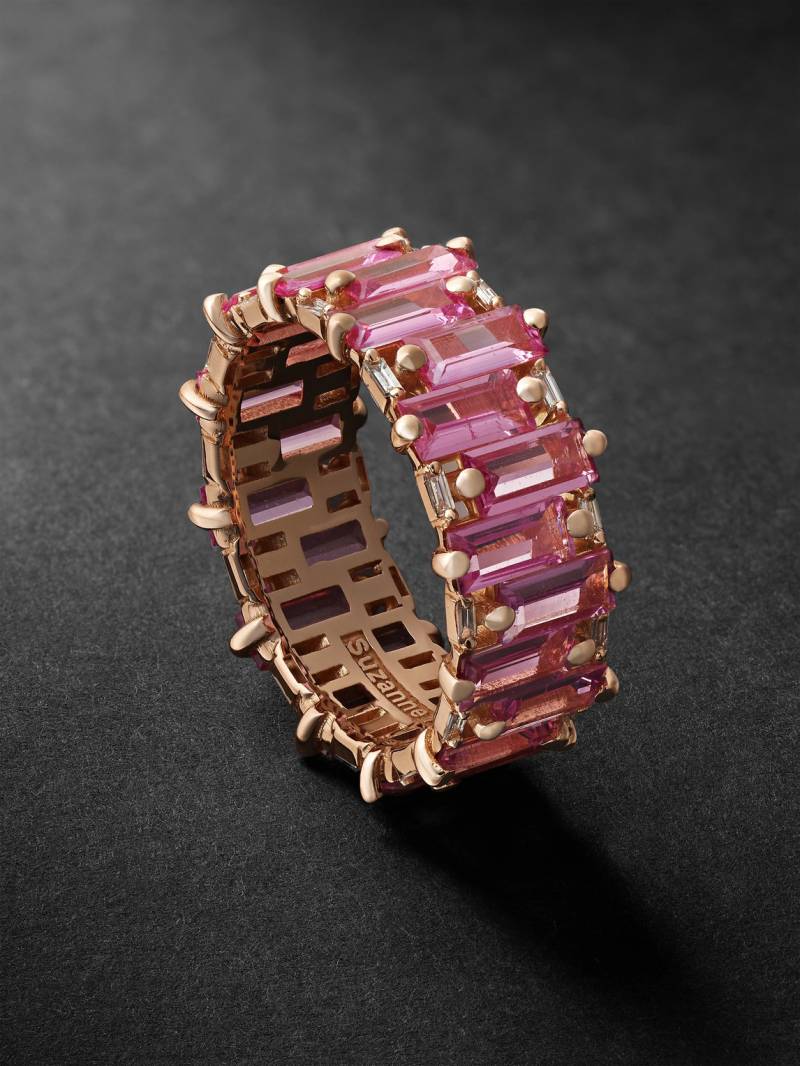 Suzanne Kalan - 18-Karat Rose Gold, Sapphire and Diamond Ring - Men - Pink - 10 von Suzanne Kalan