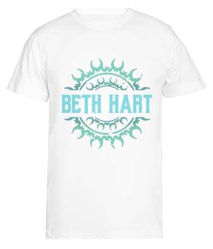 Beth Weißes Kurzarm-T-Shirt Herren T-Shirt von Suzetee