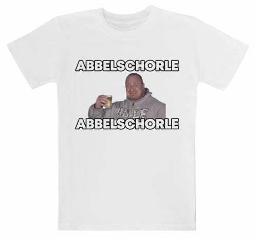 Markus Rühl Meme Apfelschorle Weißes Kurzarm-T-Shirt Herren T-Shirt von Suzetee