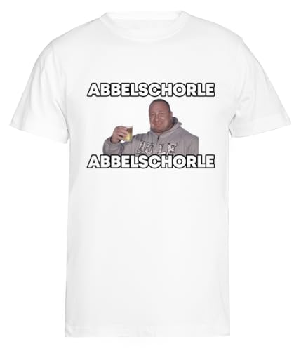 Markus Rühl Meme Apfelschorle Weißes Kurzarm-T-Shirt Herren T-Shirt von Suzetee