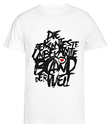 Stonedeafproduction SDP Weißes Kurzarm-T-Shirt Herren T-Shirt von Suzetee