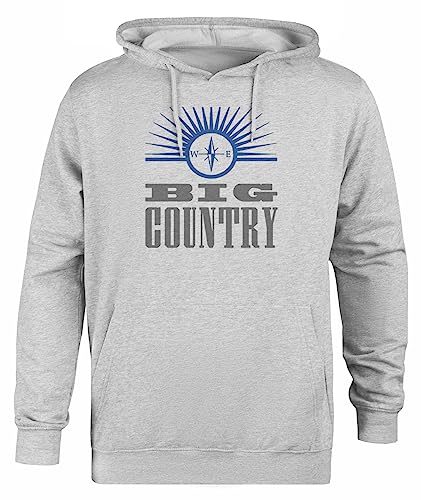 Suzetee Big Country Grauer Unisex-Hoodie-Pullover Mit Kapuze von Suzetee